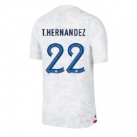 Frankrike Theo Hernandez #22 Fotballklær Bortedrakt VM 2022 Kortermet